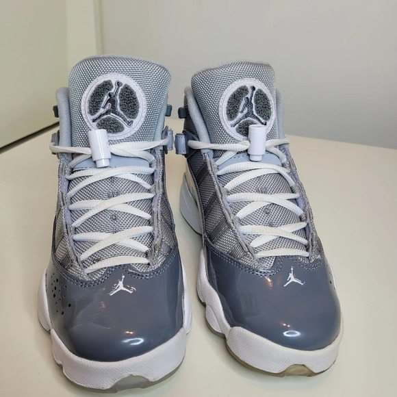 Jordan 6 Rings Cool Grey/Wolf Grey Size 4.5 youth - Picture 3 of 10